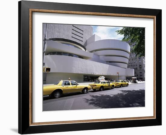 Guggenheim Museum on 5th Avenue, New York City, New York State, USA-Walter Rawlings-Framed Photographic Print