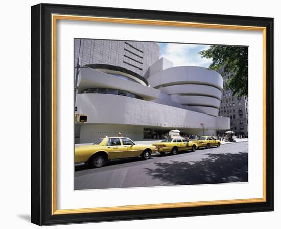 Guggenheim Museum on 5th Avenue, New York City, New York State, USA-Walter Rawlings-Framed Photographic Print