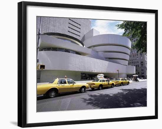 Guggenheim Museum on 5th Avenue, New York City, New York State, USA-Walter Rawlings-Framed Photographic Print