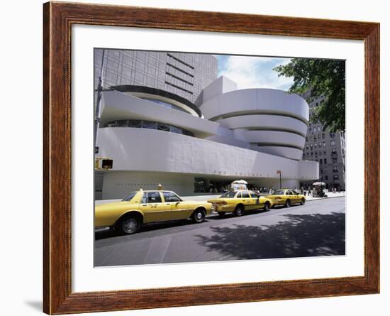 Guggenheim Museum on 5th Avenue, New York City, New York State, USA-Walter Rawlings-Framed Photographic Print