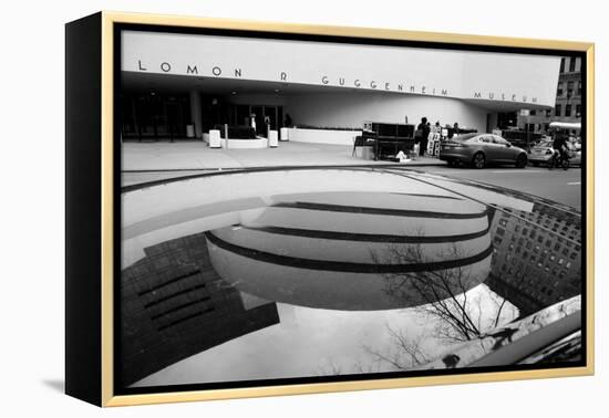 Guggenheim Museum Reflection-null-Framed Stretched Canvas