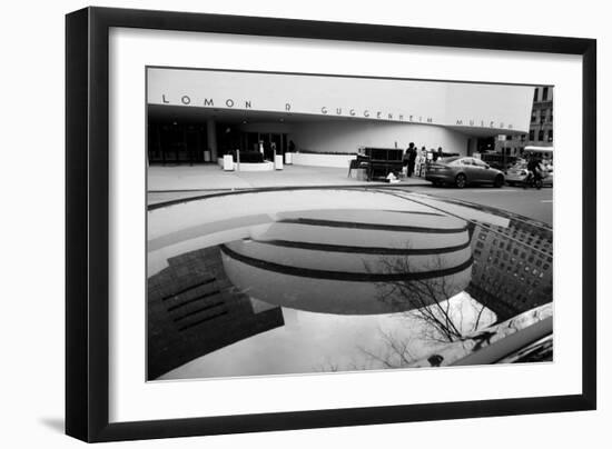 Guggenheim Museum Reflection-null-Framed Photo