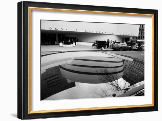 Guggenheim Museum Reflection-null-Framed Photo