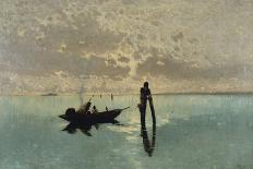 The Lagoon at Mazzorbo on a Summer's Say, Detail-Guglielmo Ciardi-Giclee Print