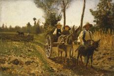 Summer in Treviso Countryside, 1879-Guglielmo Ciardi-Framed Giclee Print