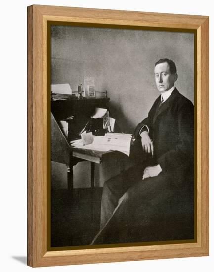 Guglielmo Marconi, from 'The Year 1912', Published London, 1913-English Photographer-Framed Premier Image Canvas