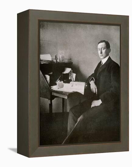 Guglielmo Marconi, from 'The Year 1912', Published London, 1913-English Photographer-Framed Premier Image Canvas