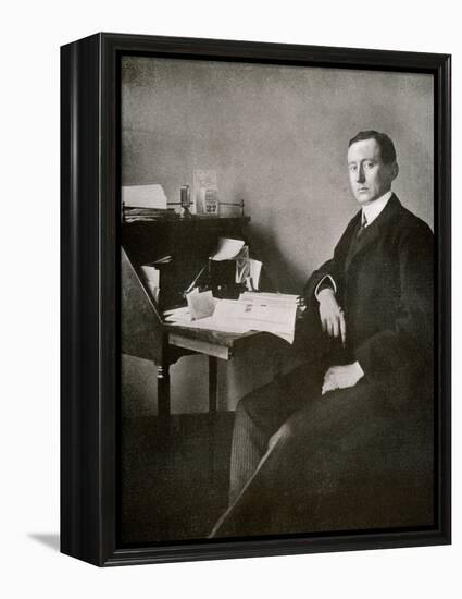 Guglielmo Marconi, from 'The Year 1912', Published London, 1913-English Photographer-Framed Premier Image Canvas