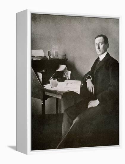 Guglielmo Marconi, from 'The Year 1912', Published London, 1913-English Photographer-Framed Premier Image Canvas