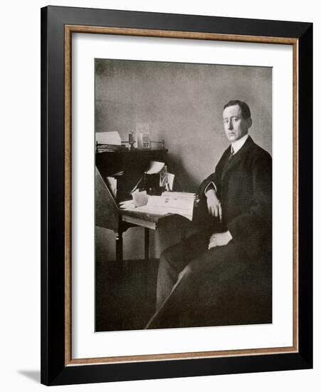 Guglielmo Marconi, from 'The Year 1912', Published London, 1913-English Photographer-Framed Photographic Print