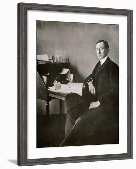 Guglielmo Marconi, from 'The Year 1912', Published London, 1913-English Photographer-Framed Photographic Print