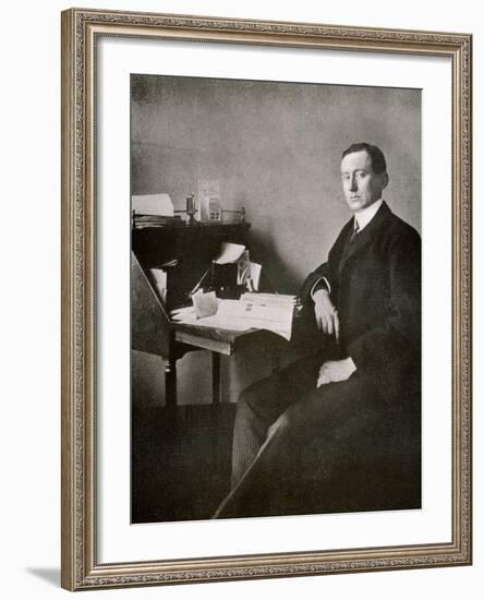 Guglielmo Marconi, from 'The Year 1912', Published London, 1913-English Photographer-Framed Photographic Print