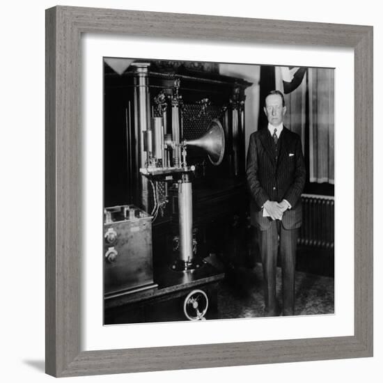 Guglielmo Marconi, Italian Inventor-Science Source-Framed Giclee Print