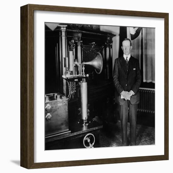 Guglielmo Marconi, Italian Inventor-Science Source-Framed Giclee Print