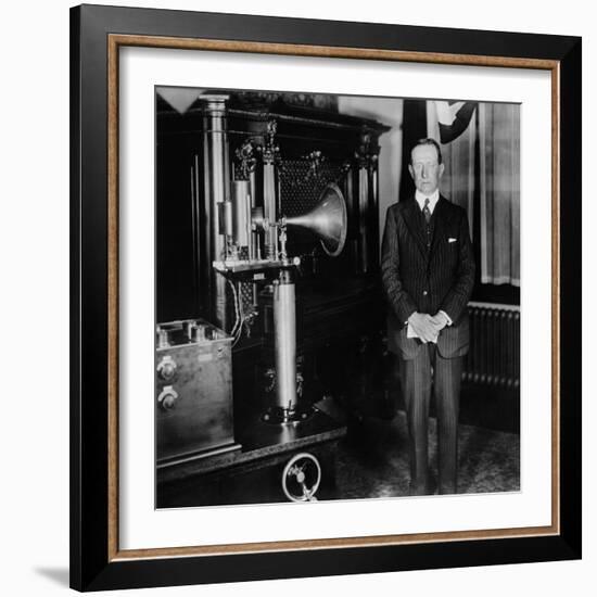 Guglielmo Marconi, Italian Inventor-Science Source-Framed Giclee Print