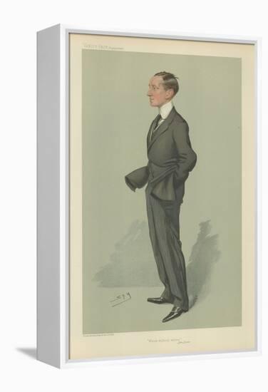 Guglielmo Marconi-Sir Leslie Ward-Framed Premier Image Canvas