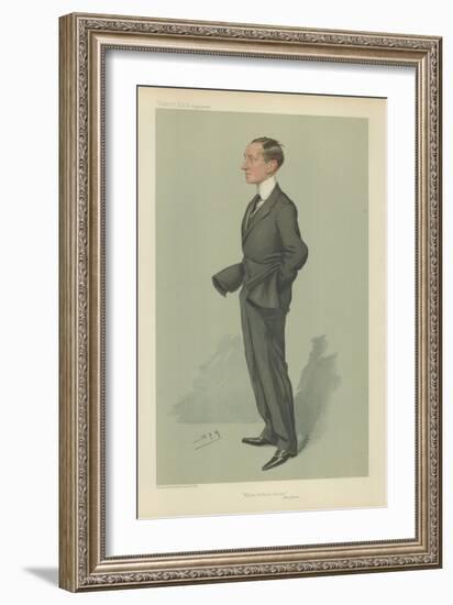 Guglielmo Marconi-Sir Leslie Ward-Framed Giclee Print