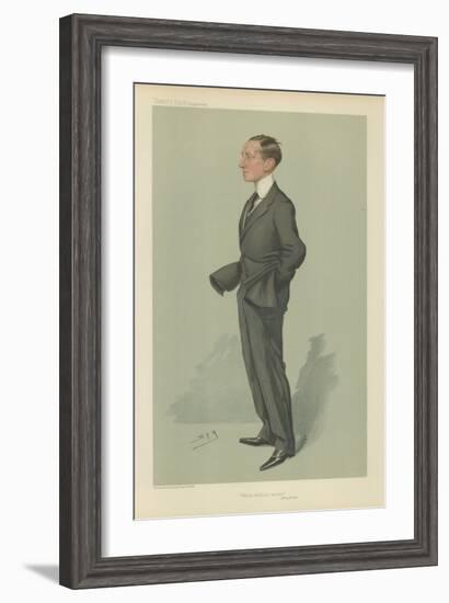 Guglielmo Marconi-Sir Leslie Ward-Framed Giclee Print