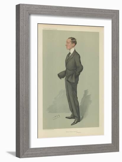 Guglielmo Marconi-Sir Leslie Ward-Framed Giclee Print