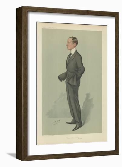 Guglielmo Marconi-Sir Leslie Ward-Framed Giclee Print