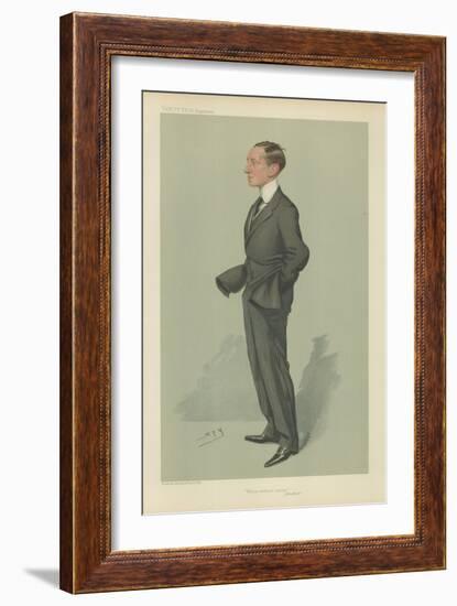 Guglielmo Marconi-Sir Leslie Ward-Framed Giclee Print