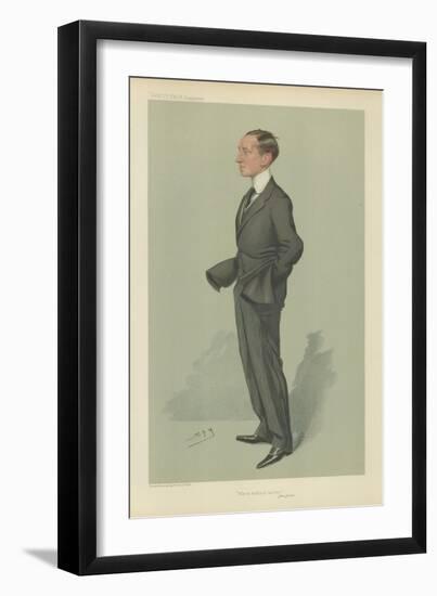 Guglielmo Marconi-Sir Leslie Ward-Framed Giclee Print