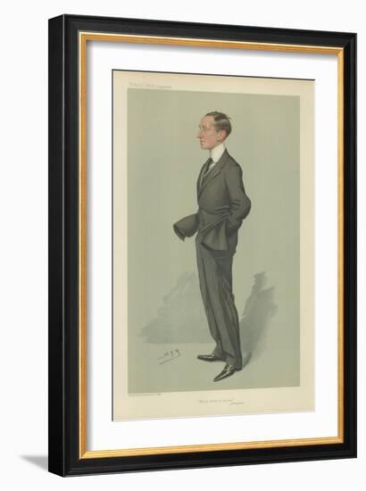 Guglielmo Marconi-Sir Leslie Ward-Framed Giclee Print