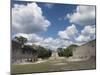 Guide Lecturing to Tourists in the Great Ball Court, Chichen Itza, Yucatan-Richard Maschmeyer-Mounted Photographic Print