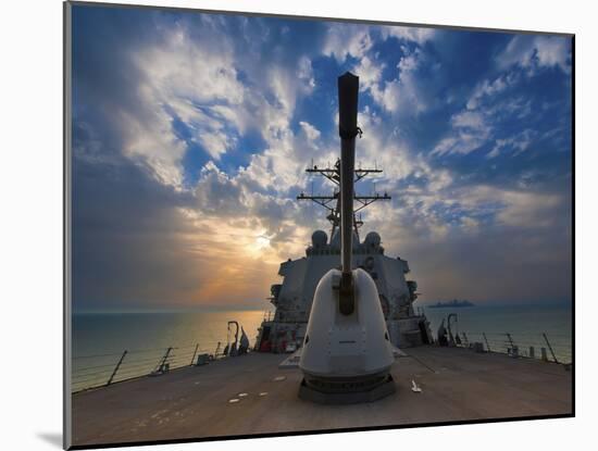 Guided-Missile Destroyer USS Higgins-Stocktrek Images-Mounted Photographic Print