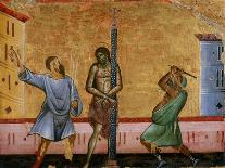 Crucifixion of St Peter, Detail from the Paliotto of St Peter Enthroned-Guido da Siena-Giclee Print
