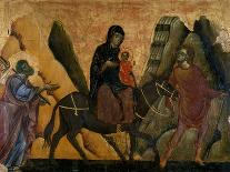 The Flagellation of Christ-Guido da Siena-Framed Premier Image Canvas