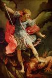 The Archangel Michael Defeating Satan-Guido Reni-Giclee Print