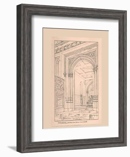 Guild Hall Entrance, 1815, (1886)-Robert Blemmell Schnebbelie-Framed Giclee Print