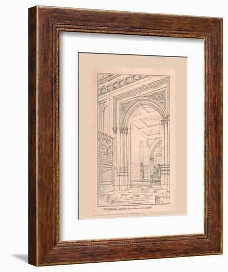 Guild Hall Entrance, 1815, (1886)-Robert Blemmell Schnebbelie-Framed Giclee Print