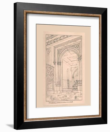 Guild Hall Entrance, 1815, (1886)-Robert Blemmell Schnebbelie-Framed Giclee Print