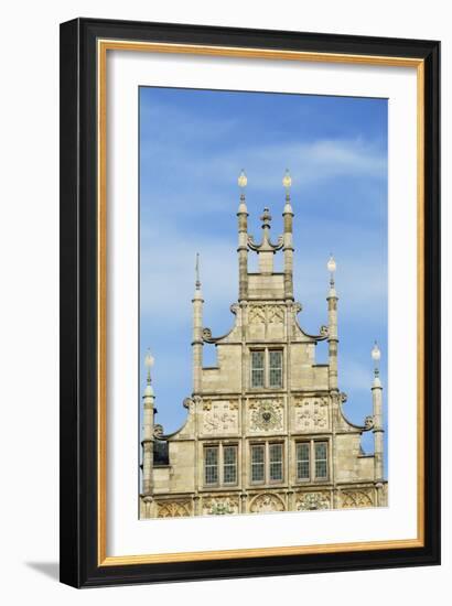 Guild house in historic centre, Ghent, Flanders, Belgium, Europe-Ian Trower-Framed Photographic Print