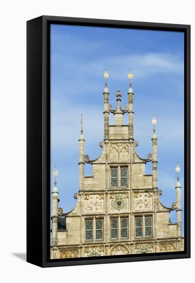 Guild house in historic centre, Ghent, Flanders, Belgium, Europe-Ian Trower-Framed Premier Image Canvas