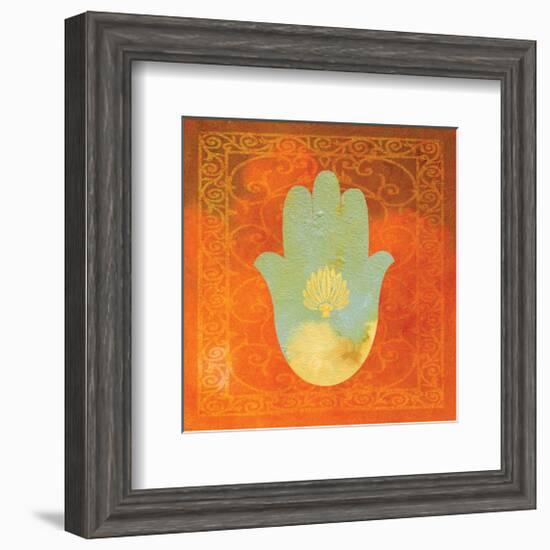 Guilded Hamsa I-null-Framed Art Print