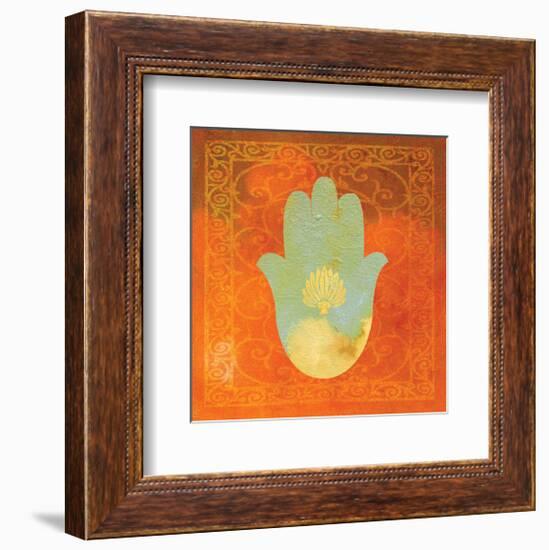 Guilded Hamsa I-null-Framed Art Print