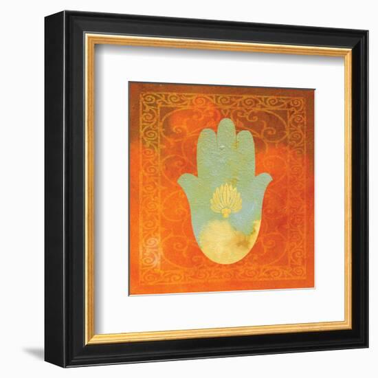 Guilded Hamsa I-null-Framed Art Print