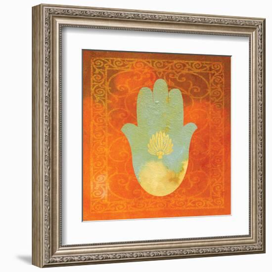 Guilded Hamsa I-null-Framed Art Print