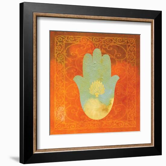 Guilded Hamsa I-null-Framed Art Print