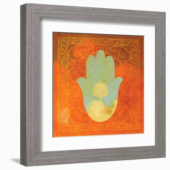 Guilded Hamsa I-null-Framed Art Print