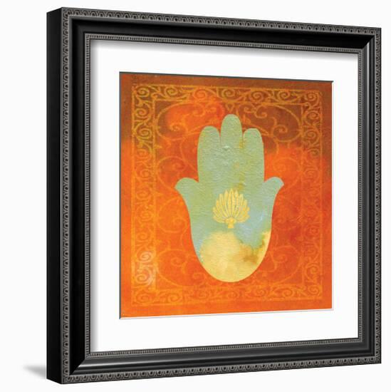 Guilded Hamsa I-null-Framed Art Print