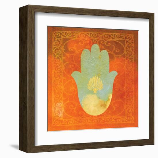 Guilded Hamsa I-null-Framed Art Print