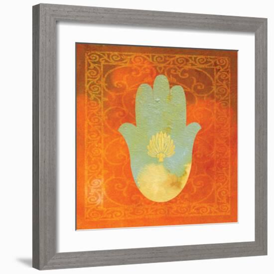 Guilded Hamsa I-null-Framed Art Print