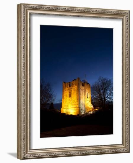 Guildford Castle at Dusk, Guildford, Surrey, England, United Kingdom, Europe-John Miller-Framed Photographic Print