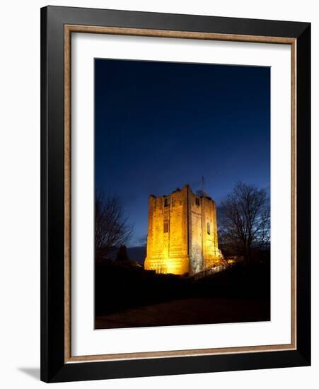 Guildford Castle at Dusk, Guildford, Surrey, England, United Kingdom, Europe-John Miller-Framed Photographic Print