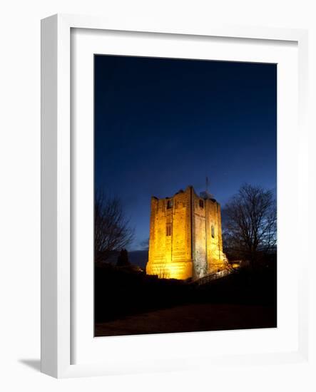 Guildford Castle at Dusk, Guildford, Surrey, England, United Kingdom, Europe-John Miller-Framed Photographic Print