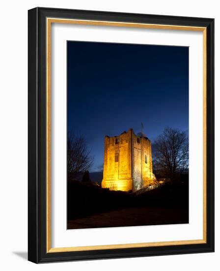 Guildford Castle at Dusk, Guildford, Surrey, England, United Kingdom, Europe-John Miller-Framed Photographic Print